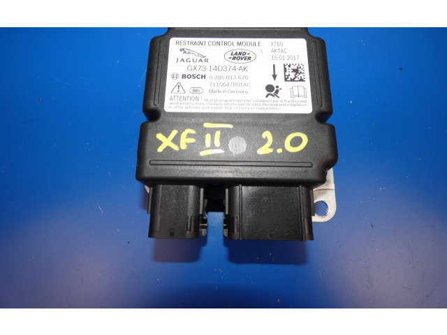 Блок подушек безопасности GX7314D374AK, 7110047801AC Jaguar XF X260