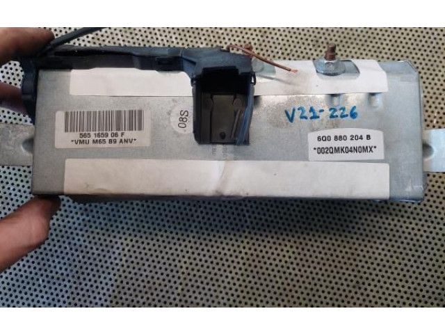 Подушка безопасности пассажира 565165906F, 6Q0880204B Skoda Fabia Mk1 (6Y)