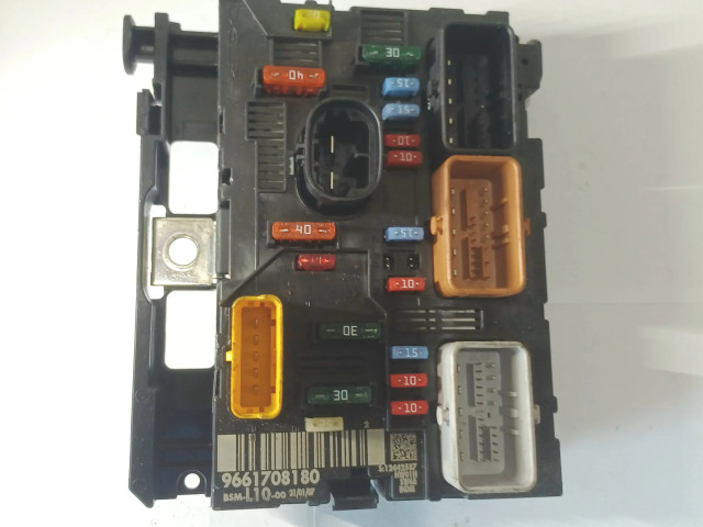 Pojistková skříňka Řídící jednotka BSM 9661708180, BSML1000   Peugeot 207 CC 2007