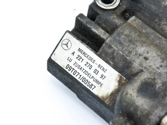 Čerpadlo oleje A2212700397 Mercedes-Benz S W221 3.5 S 400 Hybrid (221.095, 221.195) M 272.974
