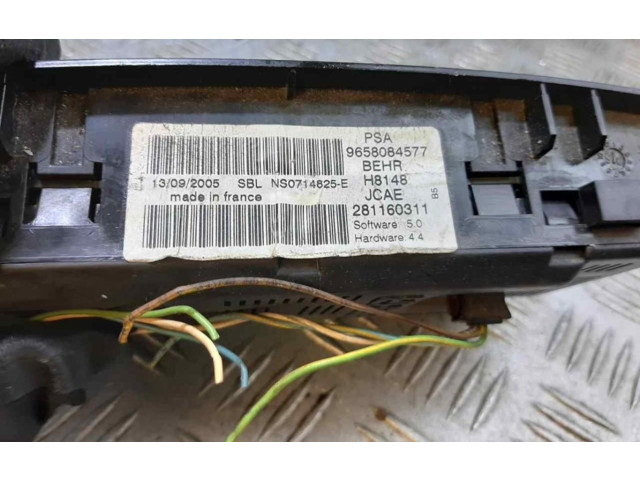 Блок управления климат-контролем 9658084577 Citroen C4 I