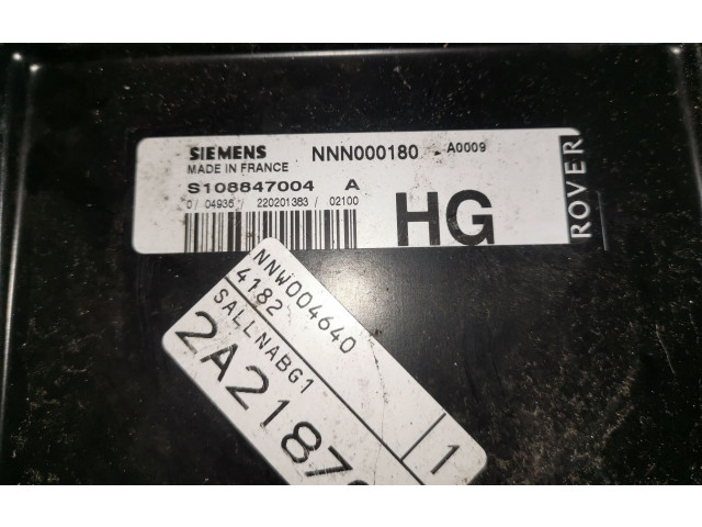 Блок управления двигателя NNN000180, S108847004A   Land Rover Freelander