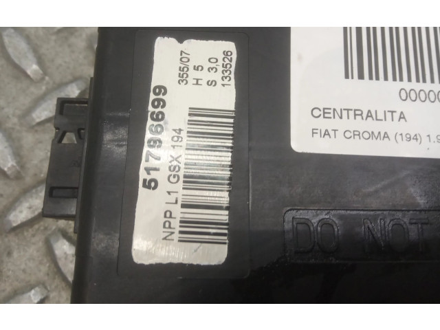 Řídící jednotka 51796699 Fiat Croma 2008