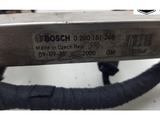 Vstřikovací lišta 77365392, 0280151248   Fiat Punto (199)    955.A.2000(Euro 5) 