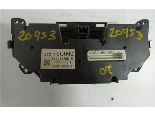 Блок управления климат-контролем 72311SC060   Subaru Forester SH
