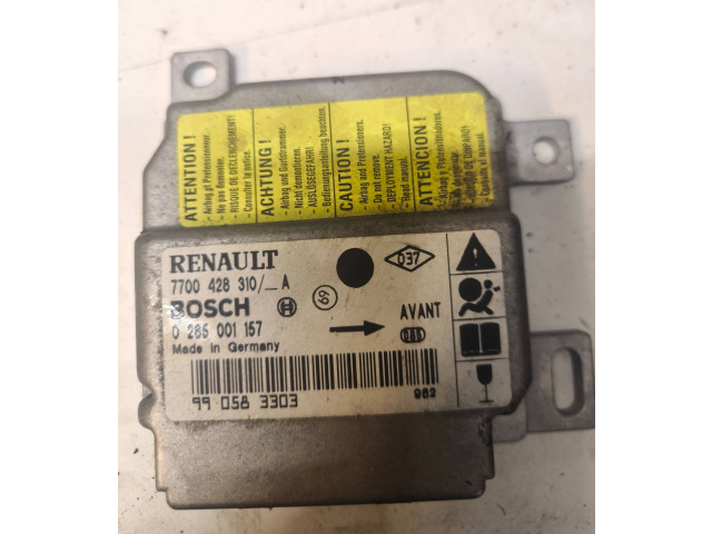 Блок подушек безопасности 7700428310, 990583303   Renault Clio II