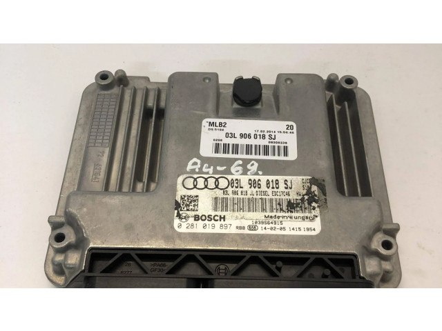 Řídící jednotka 03L906018SJ, 0281019897 Audi A4 S4 B8 8K 2014