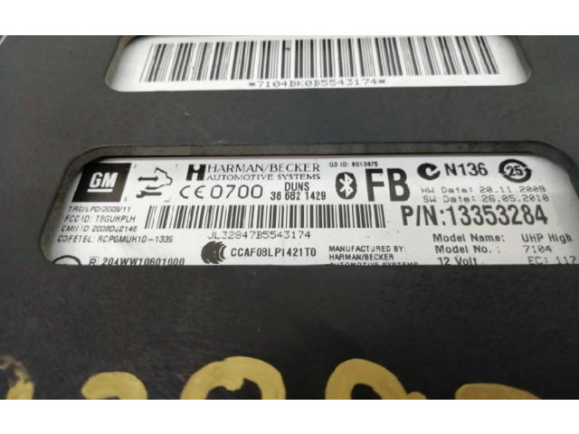 Блок управления двигателя 13353284   Saab 9-5