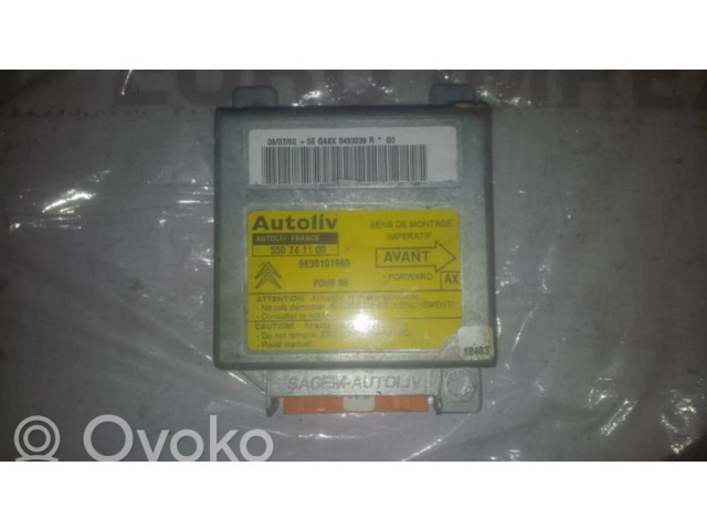 Блок подушек безопасности 9638101980, 550741100 Citroen Xsara