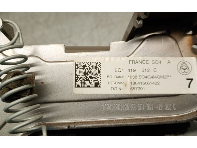 Рулевая рейка 5Q1419512C, 5Q1419512K Volkswagen Touran III 2016 - - года