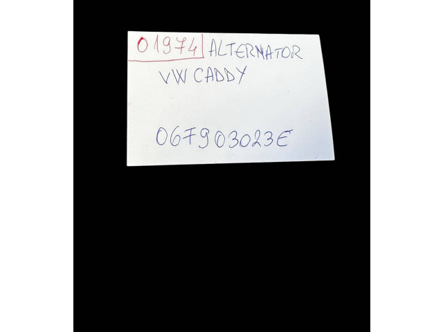 Генератор 06F903023E, TG11C017 Volkswagen Caddy