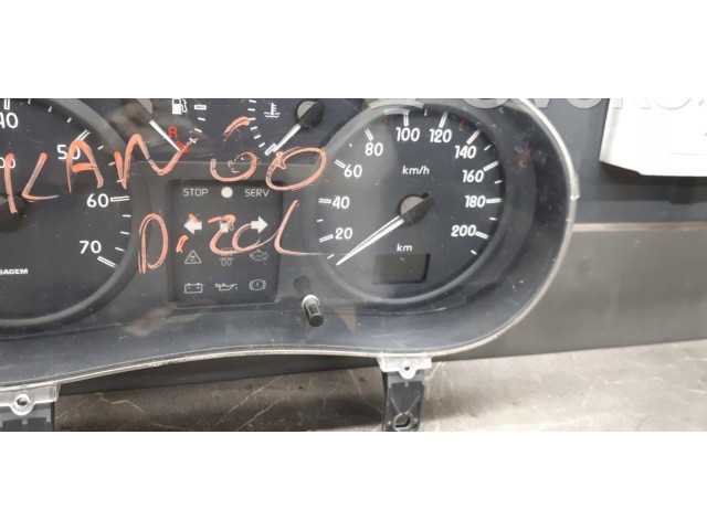 Přístrojová deska Nissan Kubistar 2014 P8200176654B