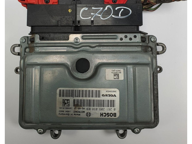 Блок управления двигателем Блок управления 0261209038 Volvo C70