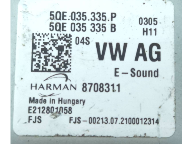 Блок управления 5QE035335P, 8708311 Audi A3 8Y