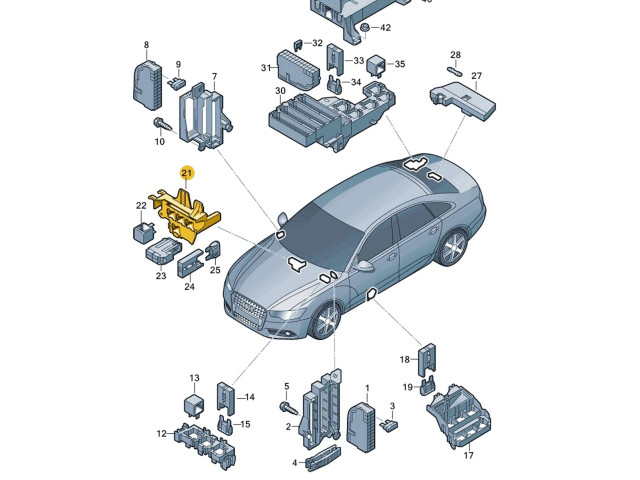 Pojistková skříňka 4G1937503A Audi A6 S6 C7 4G 2016