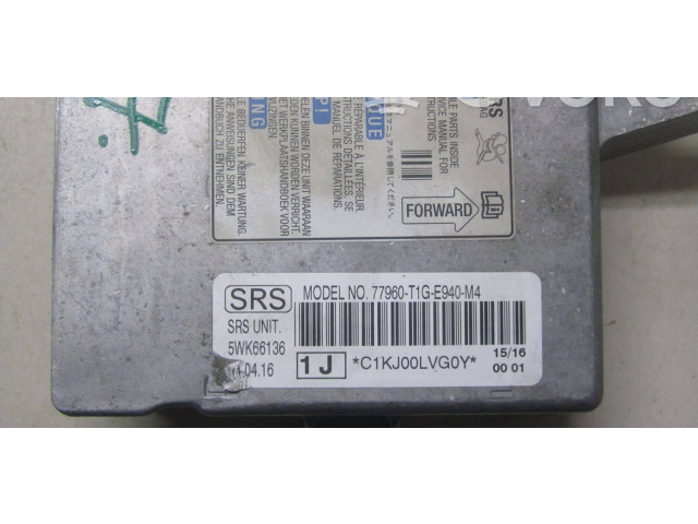 Блок подушек безопасности 77960-T1G-E940-M4 Honda CR-V