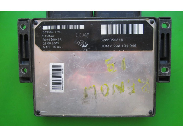 Блок управления двигателем Блок управления 8200359818, 8200131940   Dacia 1300 1310 1320 1325 1410