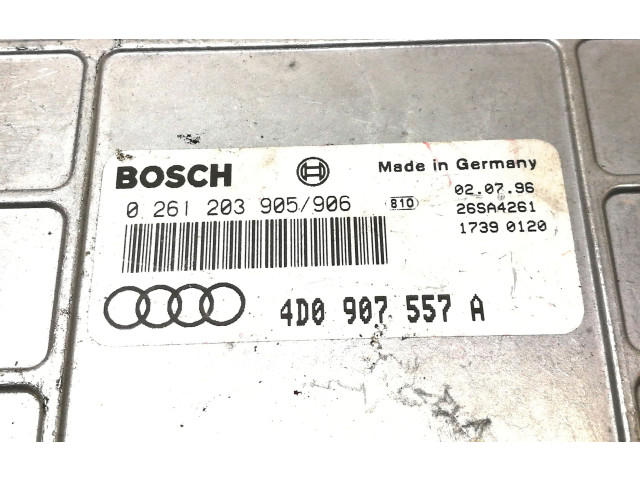 Блок управления двигателя 4D0907557A, 0261203905   Audi A8 S8 D2 4D