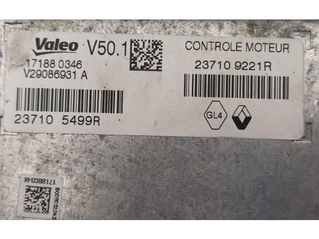 Řídící jednotka 237109221R Renault Captur 2017