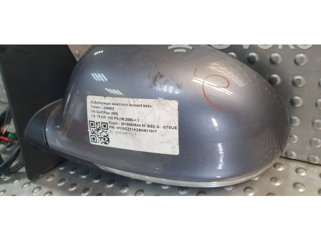 Зеркало электрическое        Volkswagen Golf Plus  2005 - 2013 года   