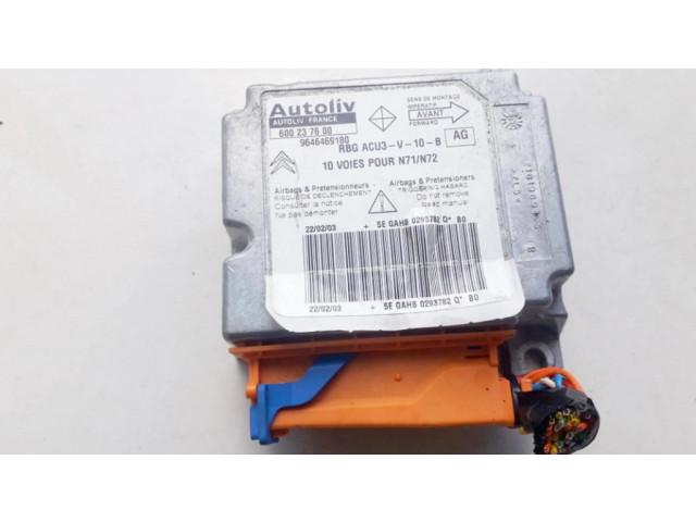 Блок подушек безопасности 9646469180, 600237600 Citroen Xsara