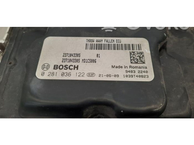 Блок управления двигателя 237104330S Nissan NV300