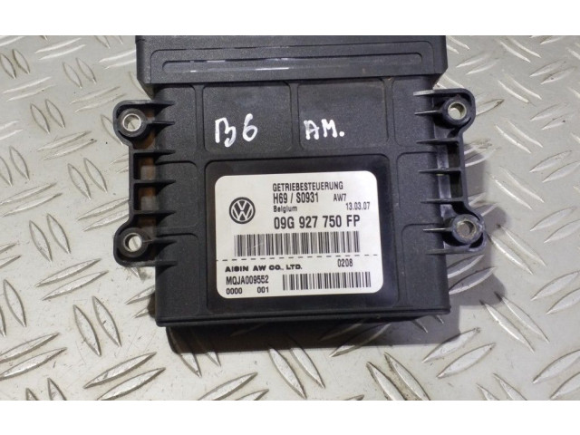 Блок управления коробкой передач 09G927750FP, MQJA009552 Volkswagen PASSAT B6