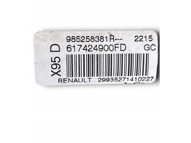 Подушка безопасности водителя 985258381R Renault Scenic III - Grand scenic III