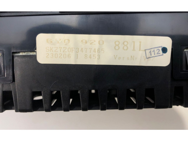 Přístrojová deska  Skoda Fabia Mk1 (6Y) 1999 6Y0920881L  