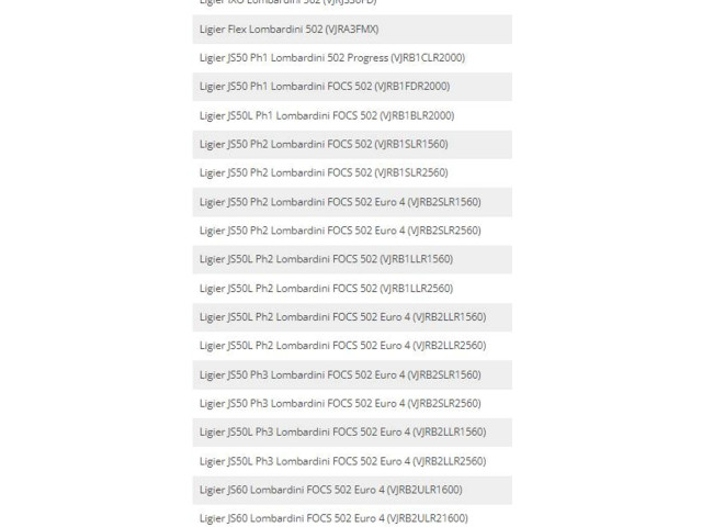 Vstřikovač 4896040, 0112318 Microcar M8