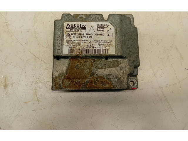 Блок подушек безопасности 603725800, 9658137980 Citroen C4 I