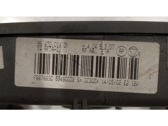 Блок управления климат-контролем 96470014ZK   Citroen C5