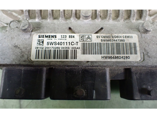 Блок управления двигателем Блок управления Citroen C2