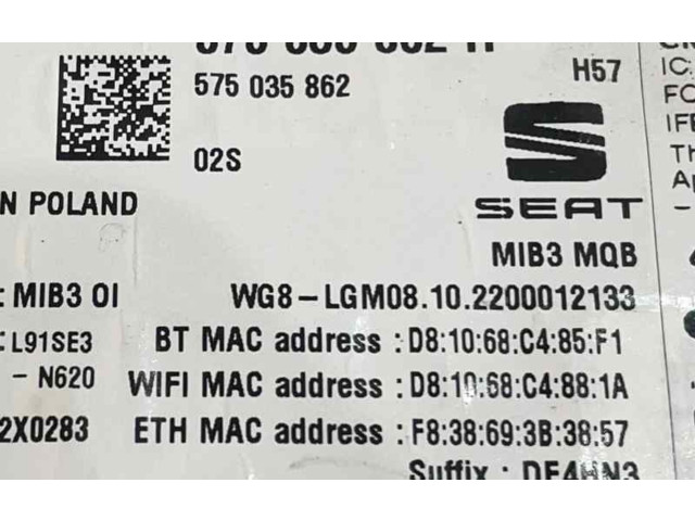 Vstřikovač 575035862H, 575035862M Seat Arona DLAA