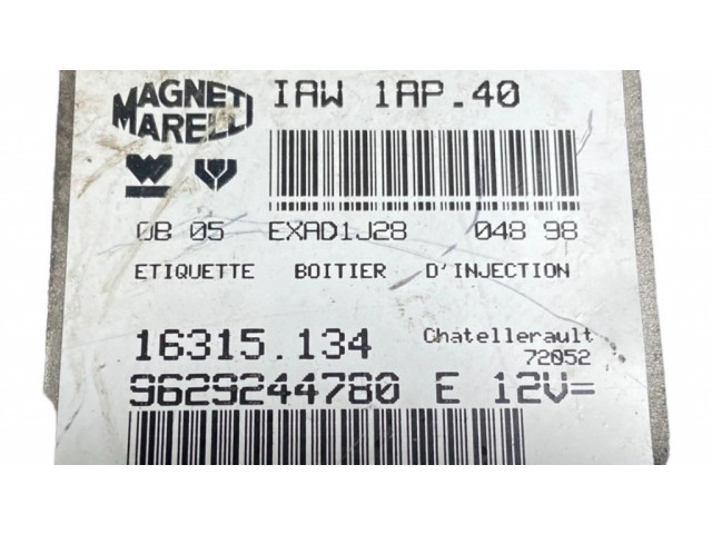 Řídící jednotka 9629244780, 16315134 Citroen Berlingo 2001