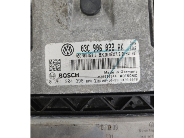 Блок управления двигателя 0261S04398 Volkswagen Jetta VI