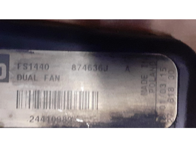 Вентилятор радиатора 874636J, 24410989 Saab 9-3 Ver2 2.2