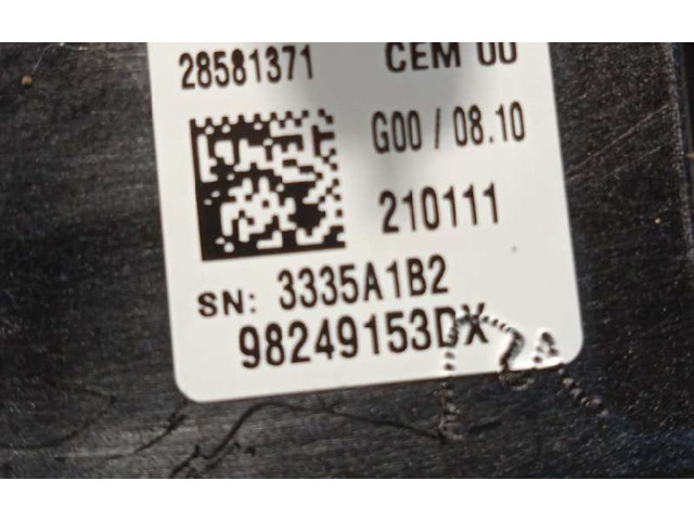 Блок управления климат-контролем 98249153DX   Peugeot 5008