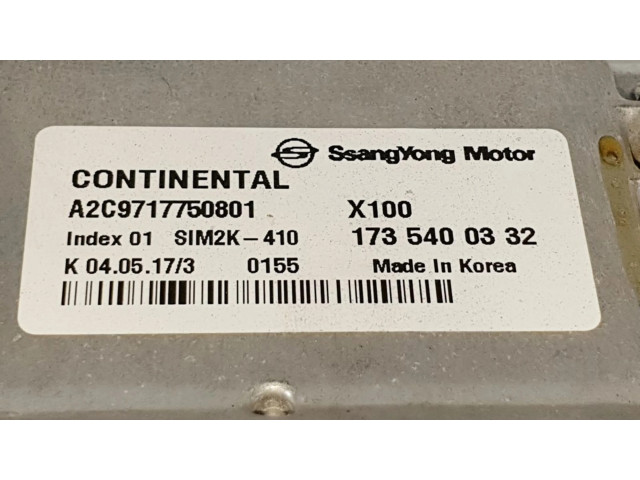 Řídící jednotka 1735400332, A2C9717750801 SsangYong Tivoli 2015