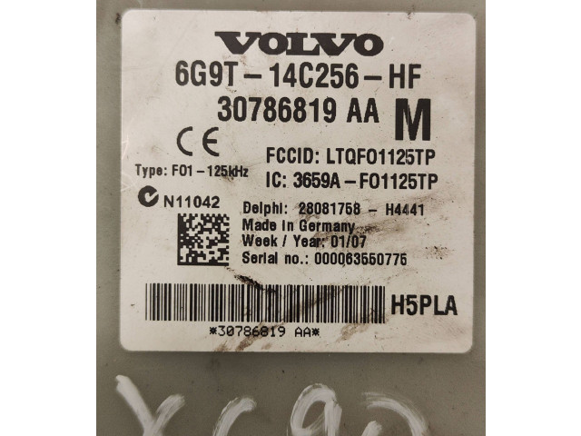 Блок комфорта 6G9T14C256HF, 30786819AA   Volvo XC90   