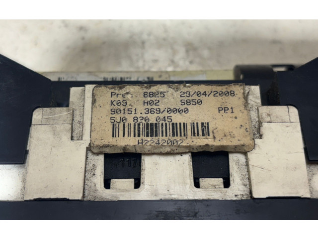 Блок управления климат-контролем 5J0820045 Skoda Fabia Mk2 (5J)