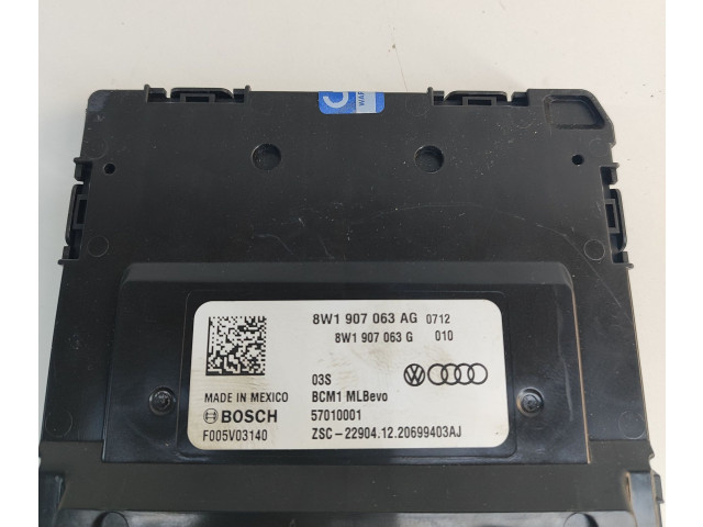 Блок комфорта 8W1907063AG, 8W1907063G Audi Q5 SQ5