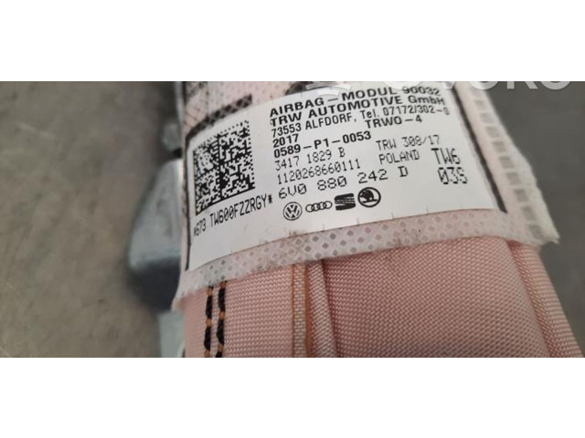 Подушка безопасности в сиденье 6V0880242D   Skoda Fabia Mk3 (NJ)
