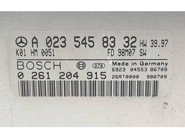 Řídící jednotka 0261204915 Mercedes-Benz CLK A208 C208 1997