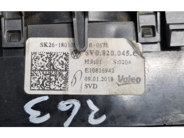 Блок управления климат-контролем 6V0820045C Skoda Fabia Mk3 (NJ)