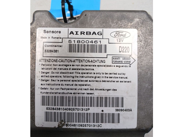 Блок подушек безопасности 53284381 Ford Ka