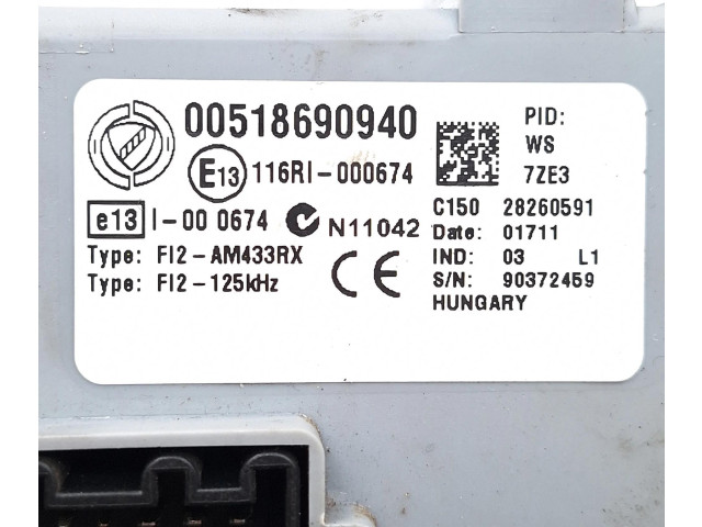 Комплект блоков управления 00518690940, E13116RI000674 Fiat Grande Punto