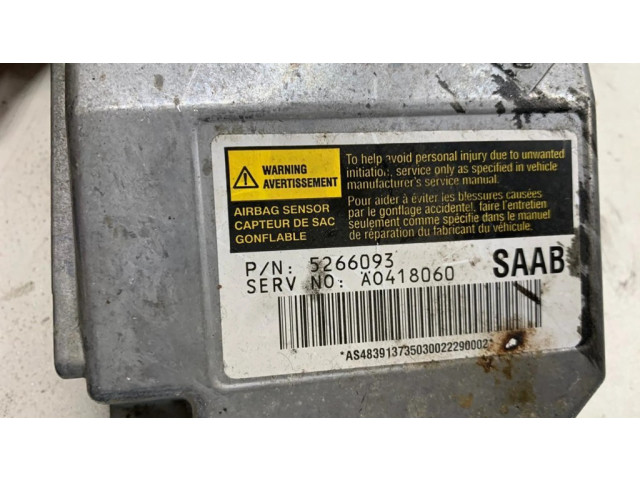Блок подушек безопасности 5266093 Saab 9-5