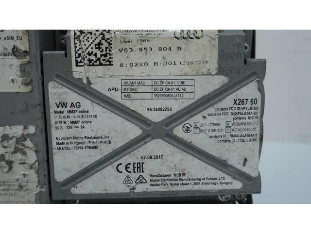 Блок управления 4K0035064, 4K0035064 Audi A6 S6 C8 4K