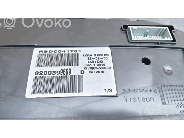 Панель приборов 8200399699D, 2RPF10A855AE Renault Scenic II - Grand scenic II